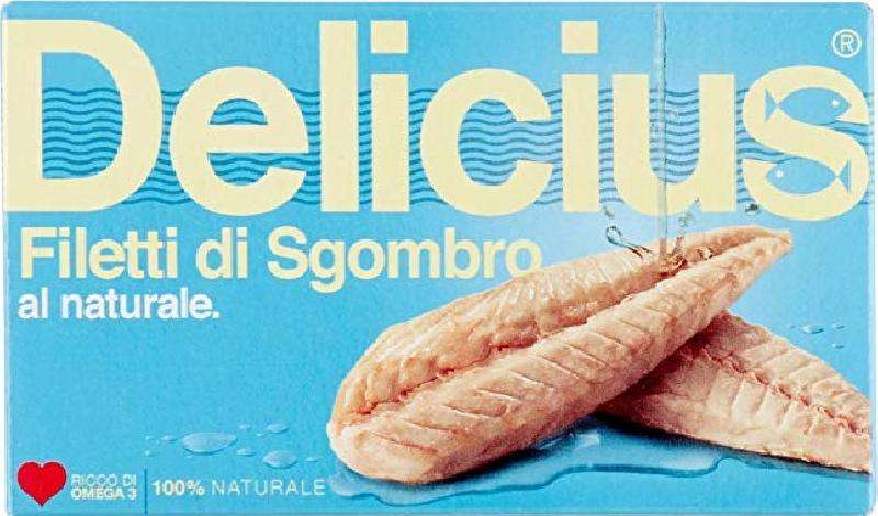 DELICIUS SGOMBRO AL NATURALE A FILETTO GR 125