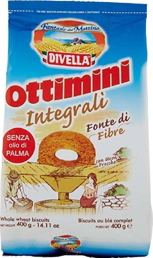 DIVELLA BISCOTTI CEREALI INTEGRALI GR 400