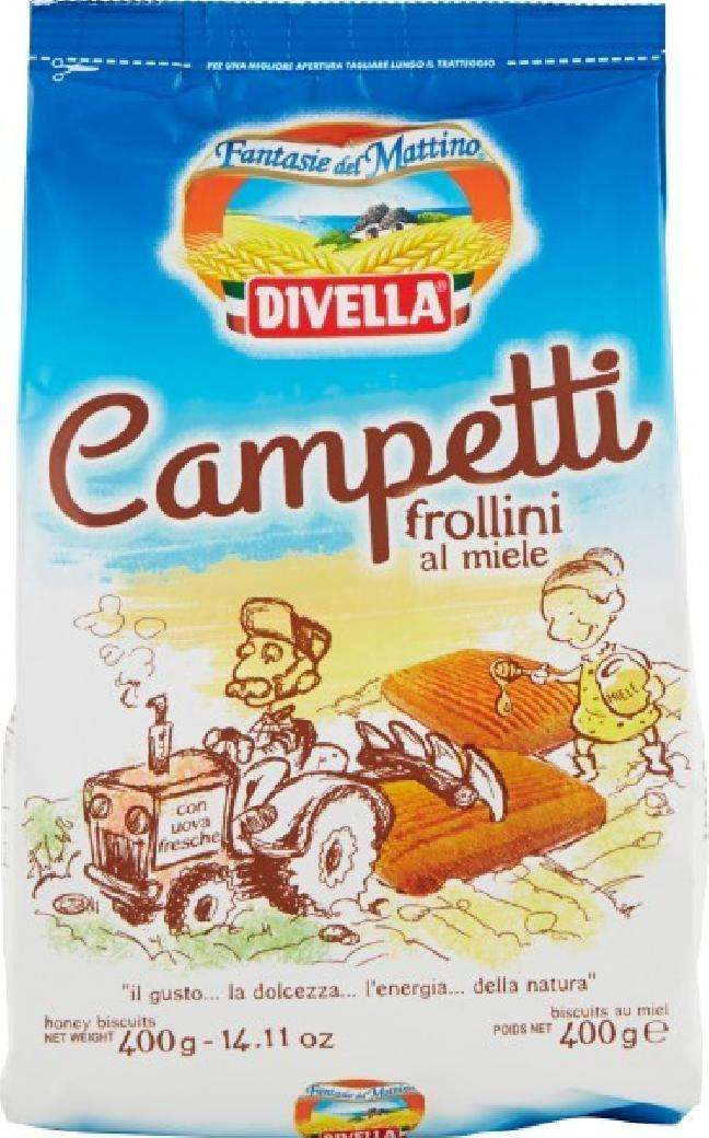 DIVELLA CAMPETTI MIELE BISCOTTI GR 400