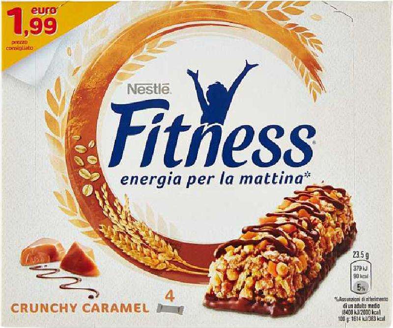 FITNESS BARRETTE CRUNCHY CARAMEL GR 94
