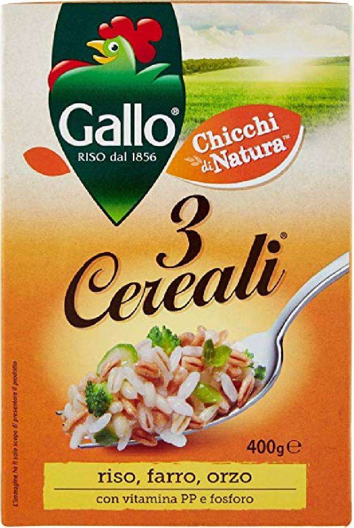 GALLO RISO 3 CEREALI ASTUCCIATO GR 400