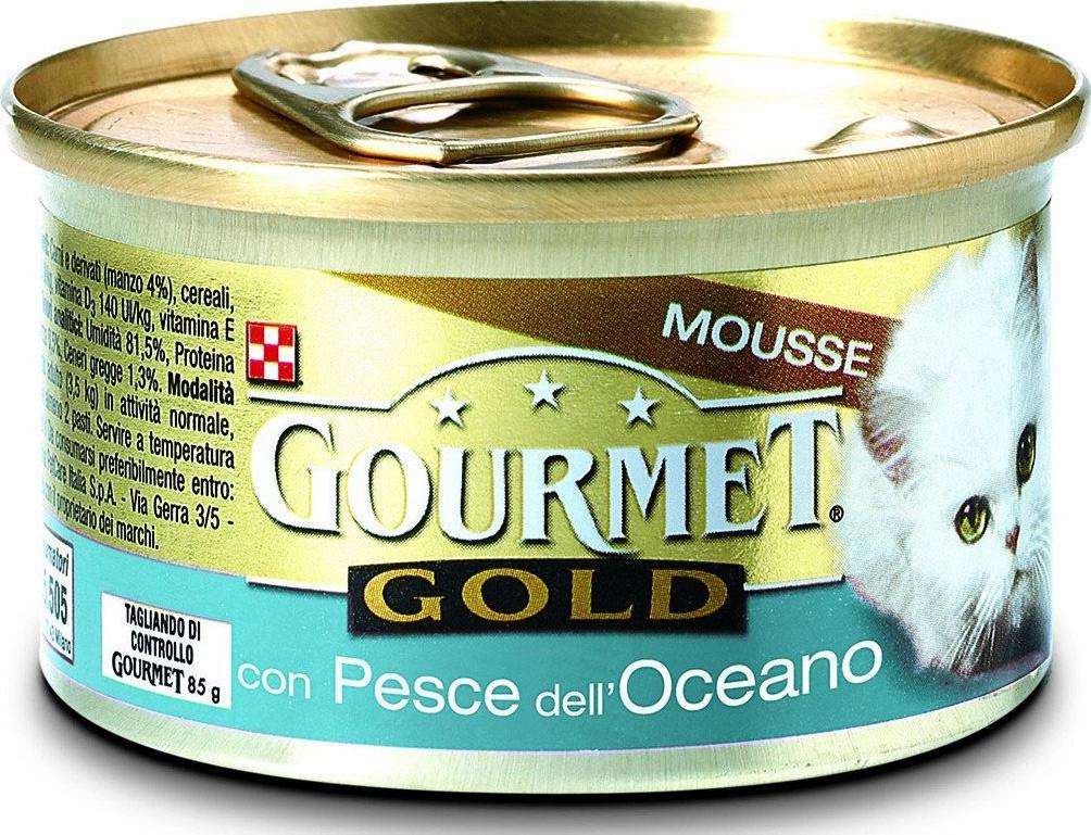 GOURMET GOLD PESCE OCEANO MOUSSE GR 85