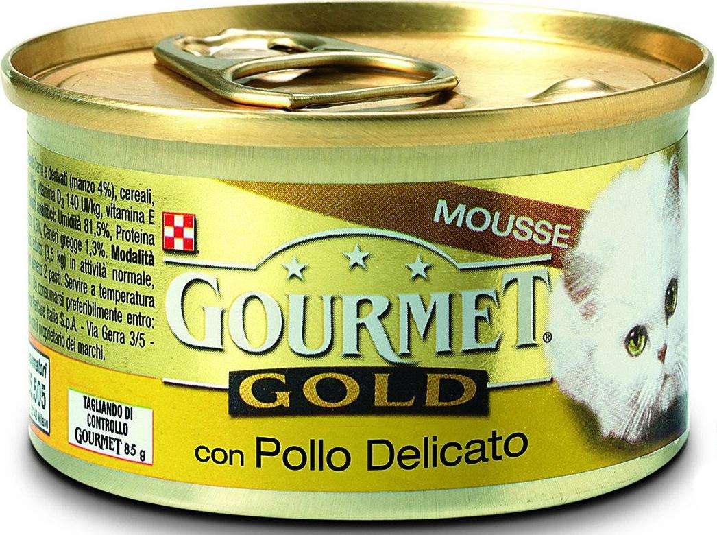 GOURMET GOLD POLLO DELICATO MOUSSE GR 85