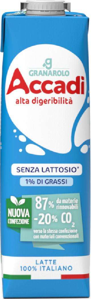 GRANAROLO ACCADI' LATTE PARZIALMENTE SCREMATO UHT LT 1