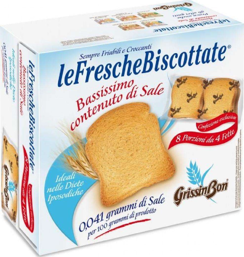 GRISSINBON FETTE CON BASSISSIMO CONTENUTO DI SALE GR 250