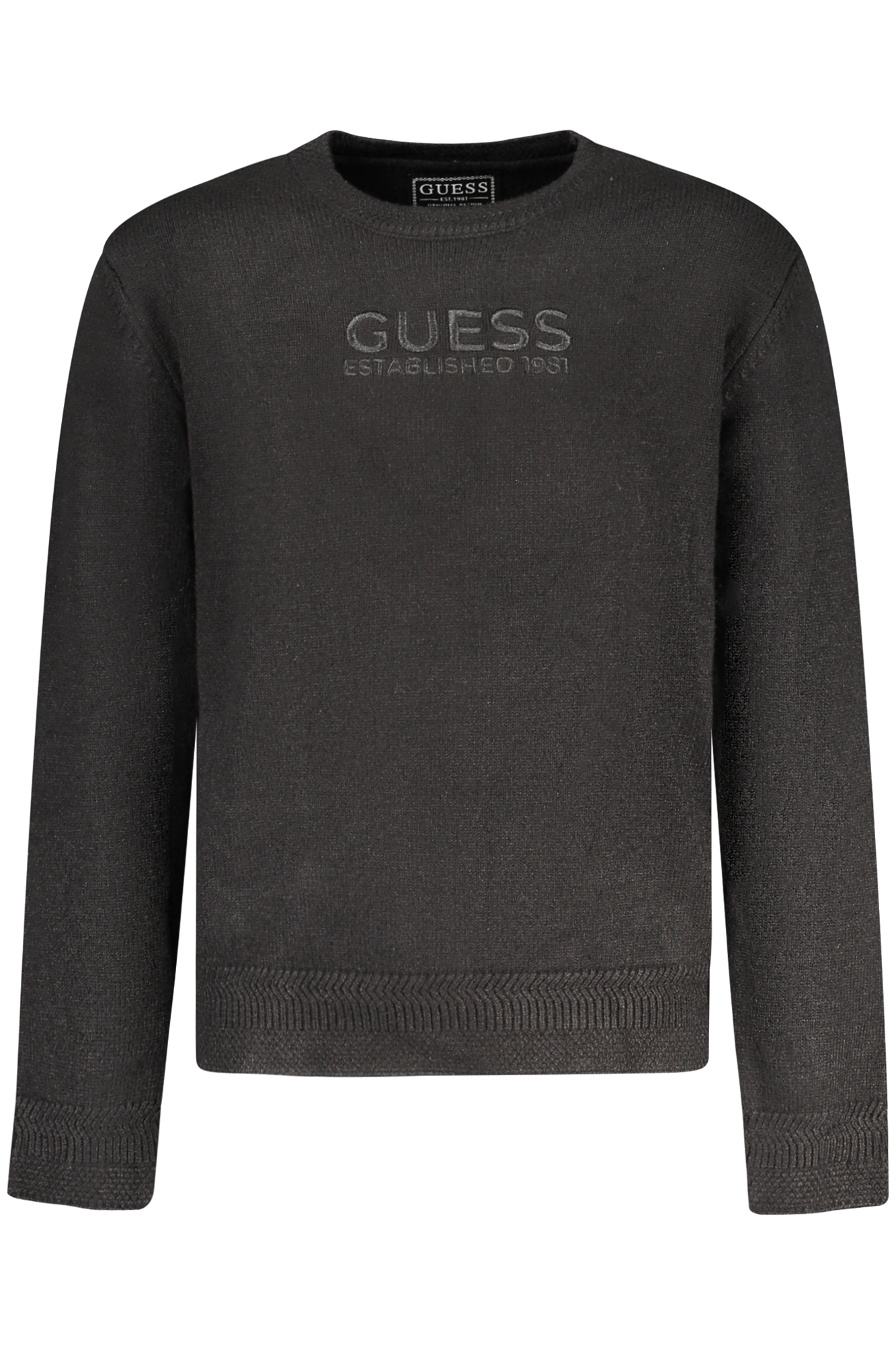 GUESS JEANS MAGLIONE BAMBINO NERO