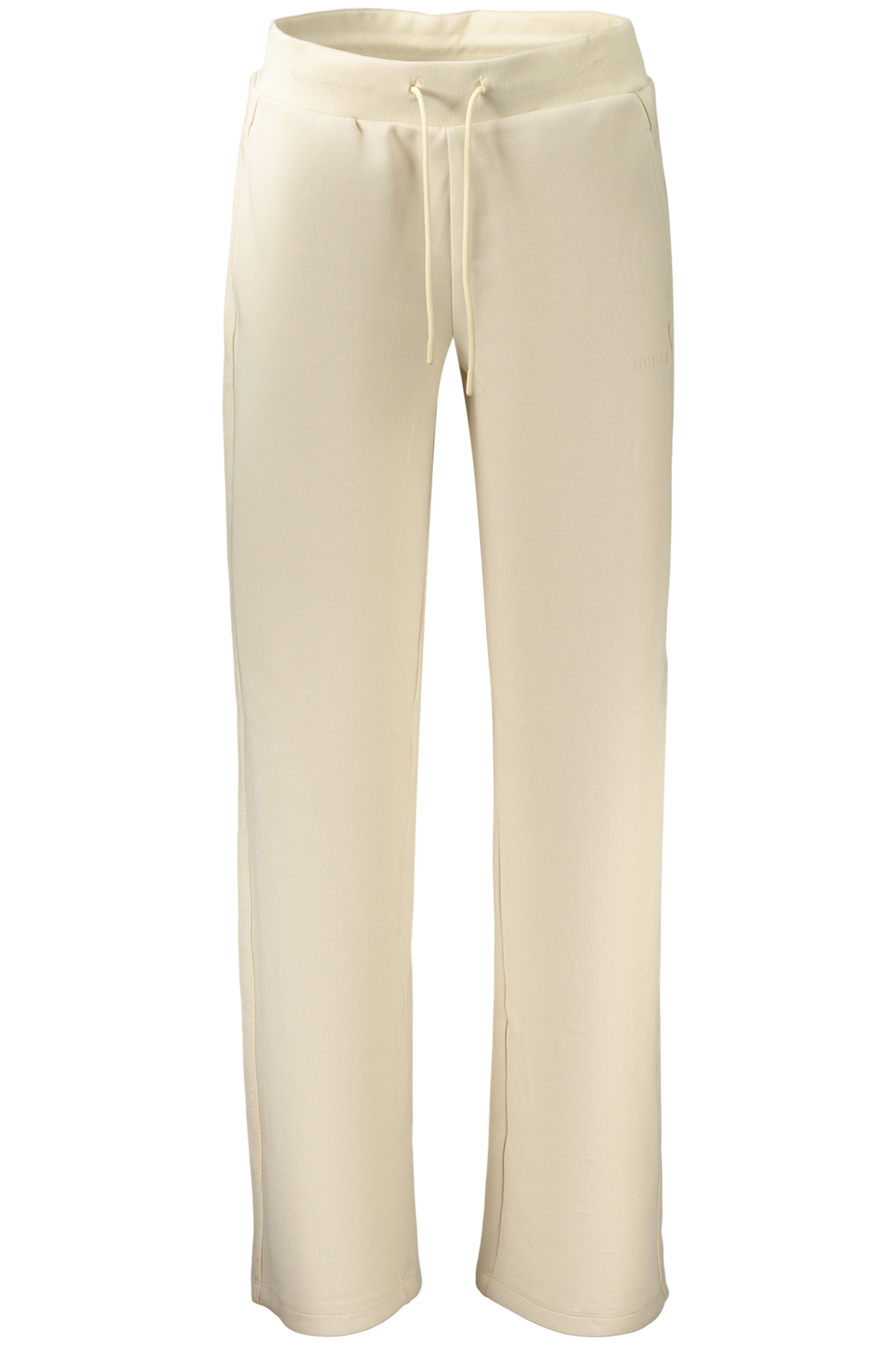 GUESS JEANS PANTALONE TUTA LUNGO DONNA BEIGE
