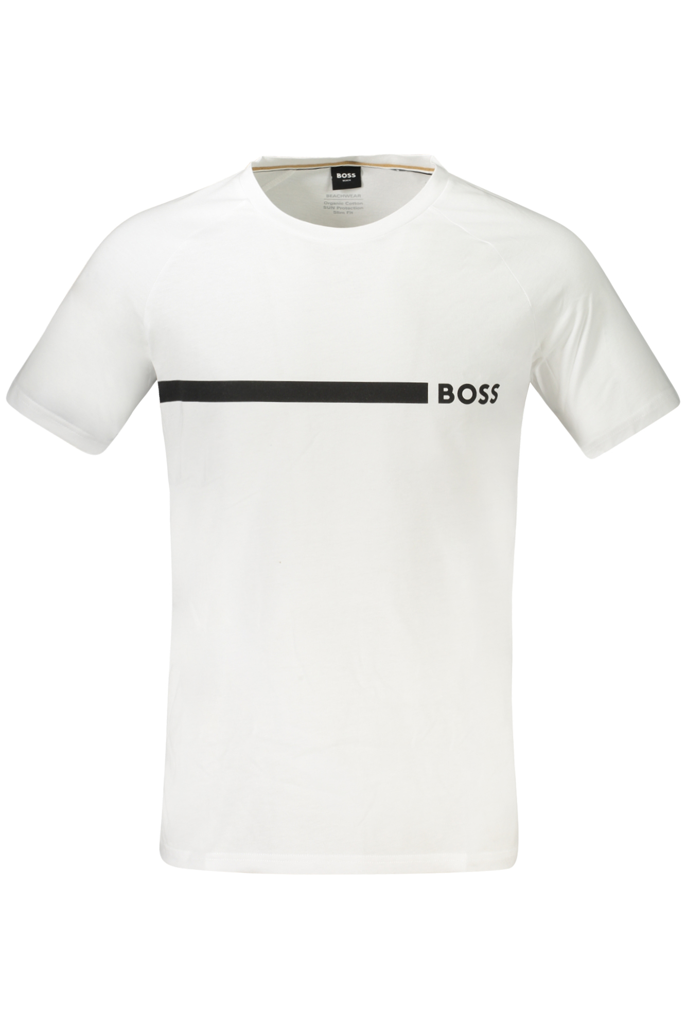 HUGO BOSS T-SHIRT MANICHE CORTE UOMO BIANCO