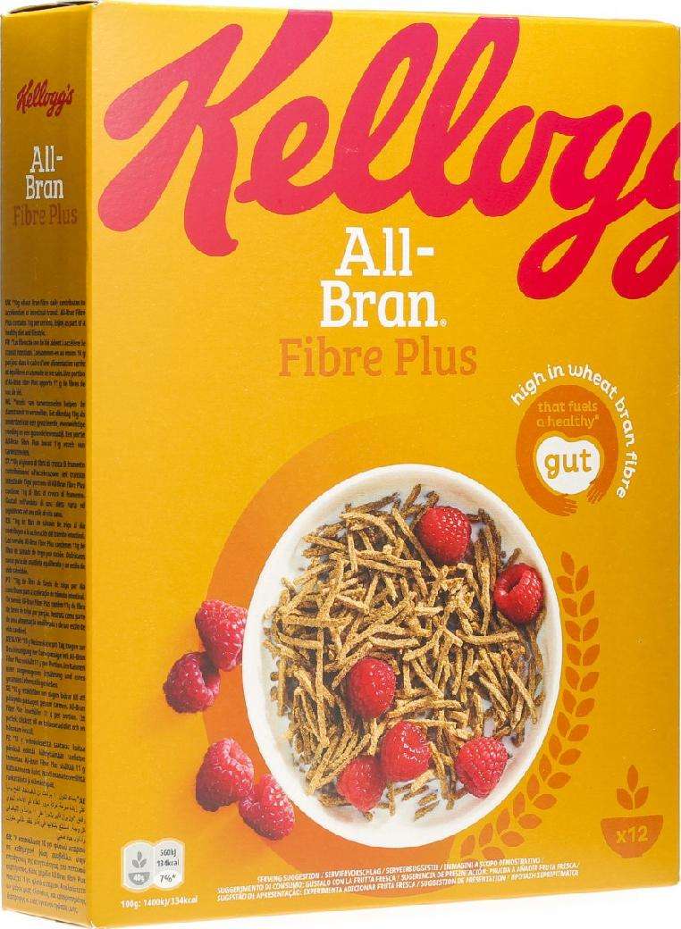 KELLOGG ALL BRAN FIBRE PLUS GR 500