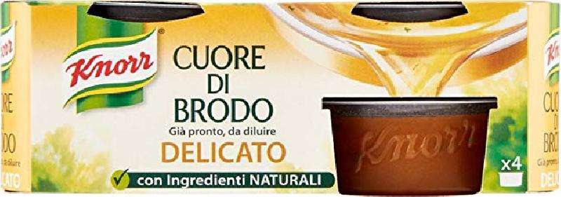KNORR CUORE BRODO DELICATO X4 PZ 112 GR