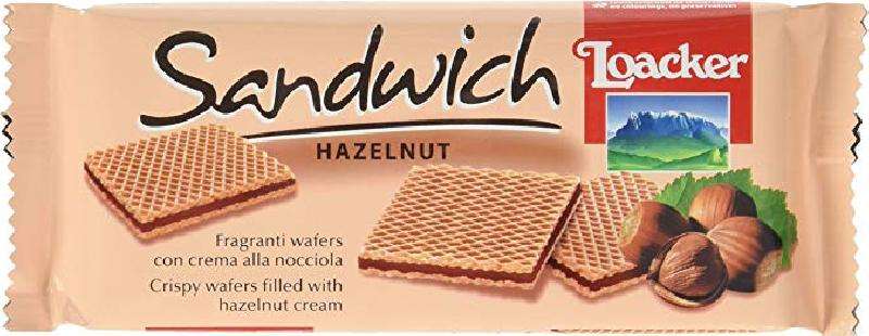 LOACKER WAFER HAZELNUT GR 75