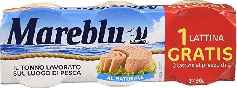 MAREBLU' TONNO NATURALE 2+1X80 GR 240