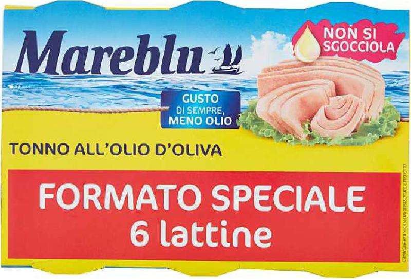 MAREBLU' TONNO OLIO D'OLIVA 6X60 GR 360