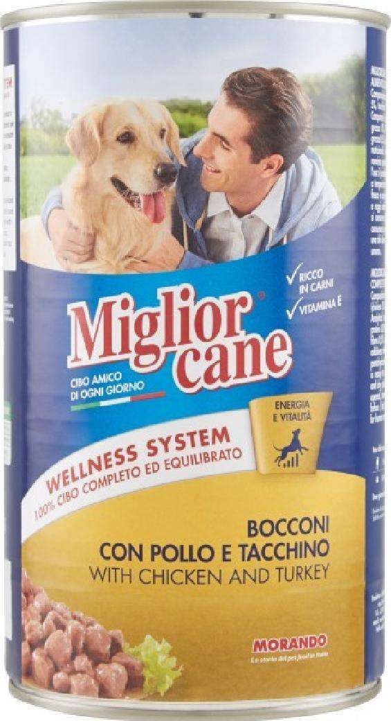 MIGLIORCANE BOCCONCINI DI POLLO TACCHINO LATTA KG 1,25