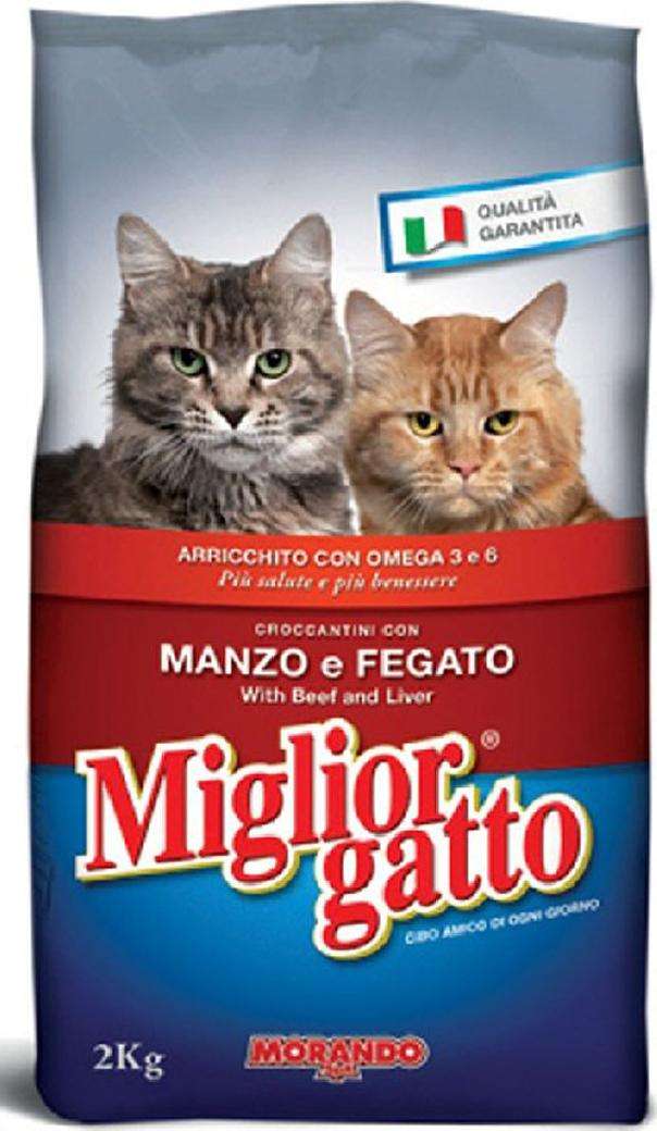 MIGLIORGATTO CROCCHETTE MANZO E FEGATO KG 2