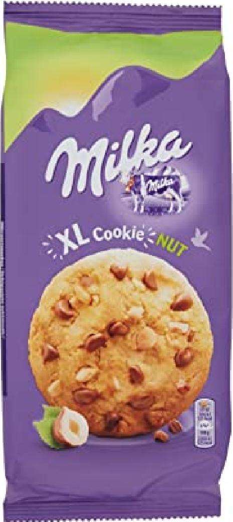 MILKA BISCOTTI COOKIE NUT XL GR 184
