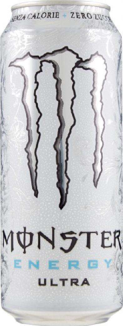 MONSTER ULTRA WHITE ENERGY DRINK LATTINA CL 50
