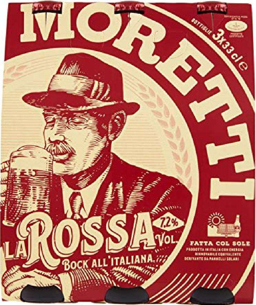 MORETTI BIRRA ROSSA 3X33 CL