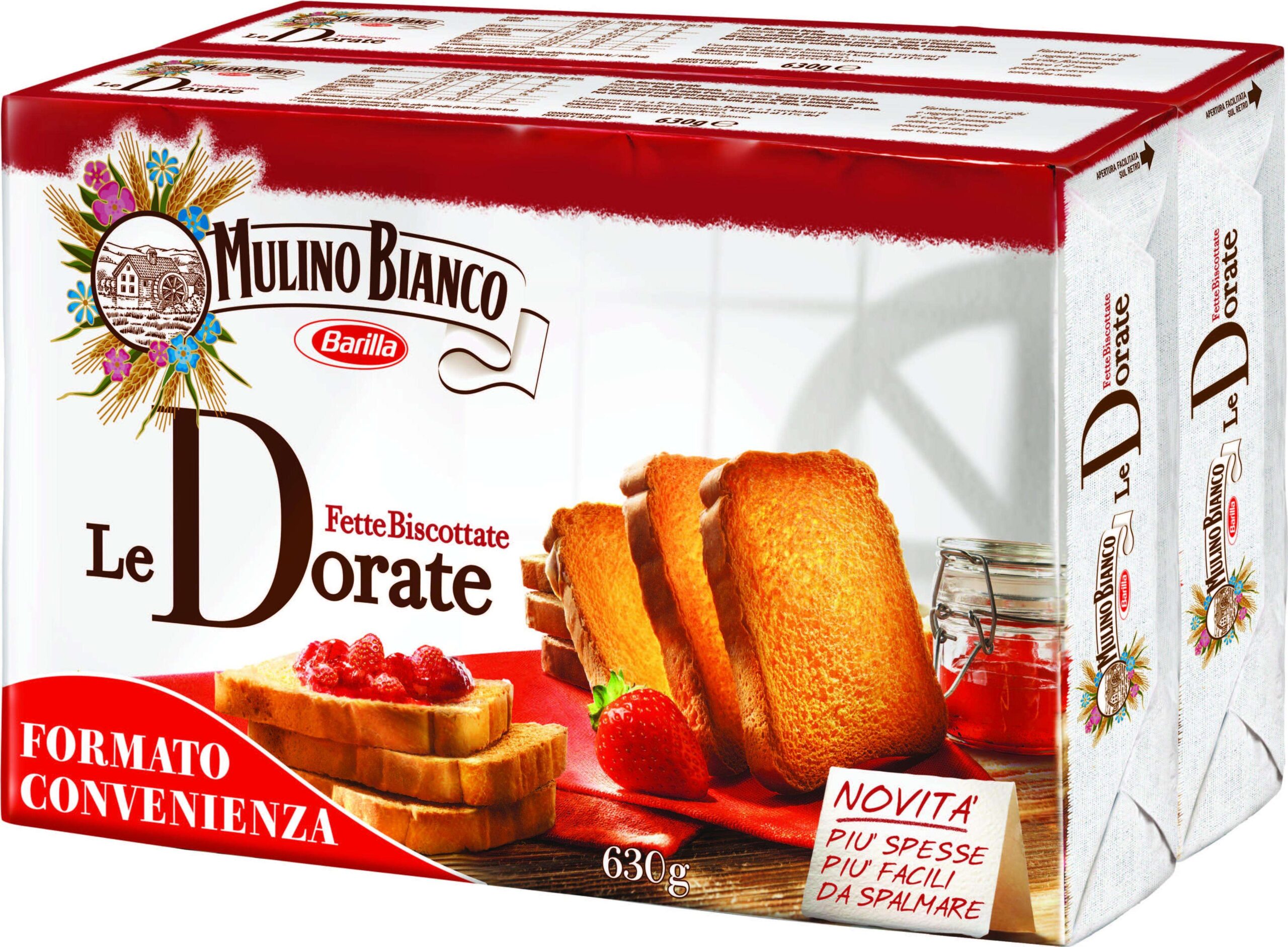 MULINO BIANCO FETTE DORATE BIPACK KG 1,26