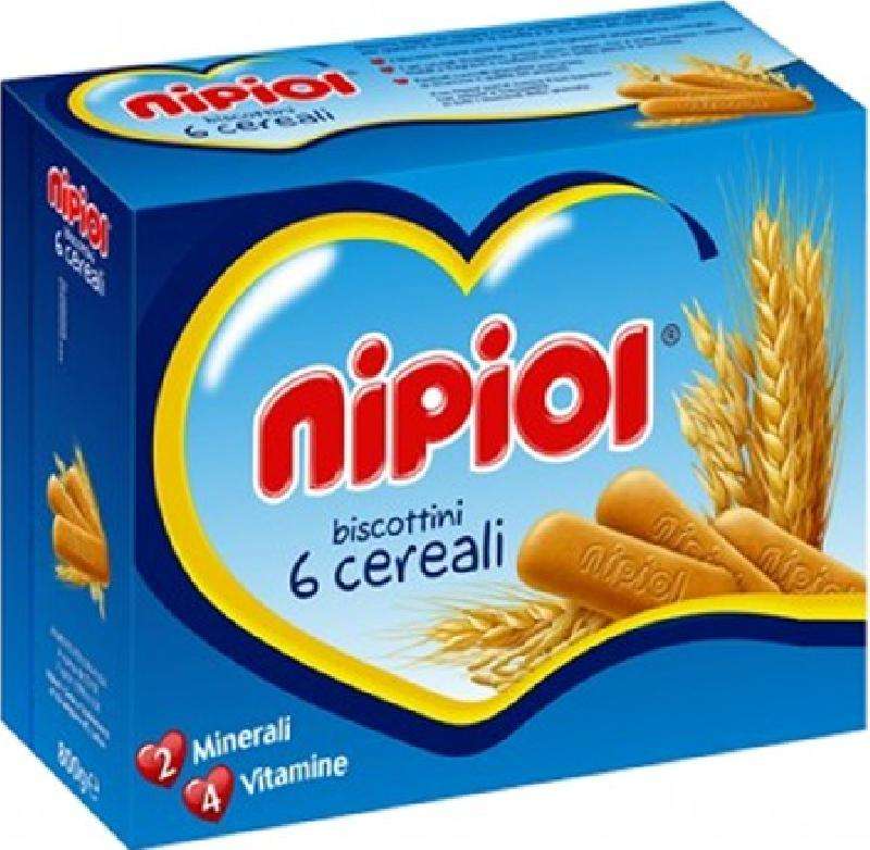 NIPIOL BISCOTTI 6 CEREALI GR 360