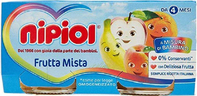NIPIOL OMOGENEIZZATO FRUTTA MISTA 2X80 GR