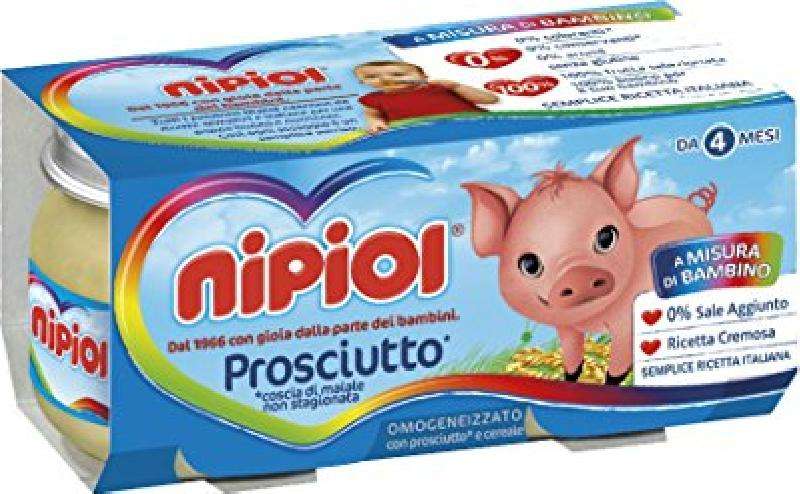 NIPIOL OMOGENEIZZATO PROSCIUTTO 2X80 GR