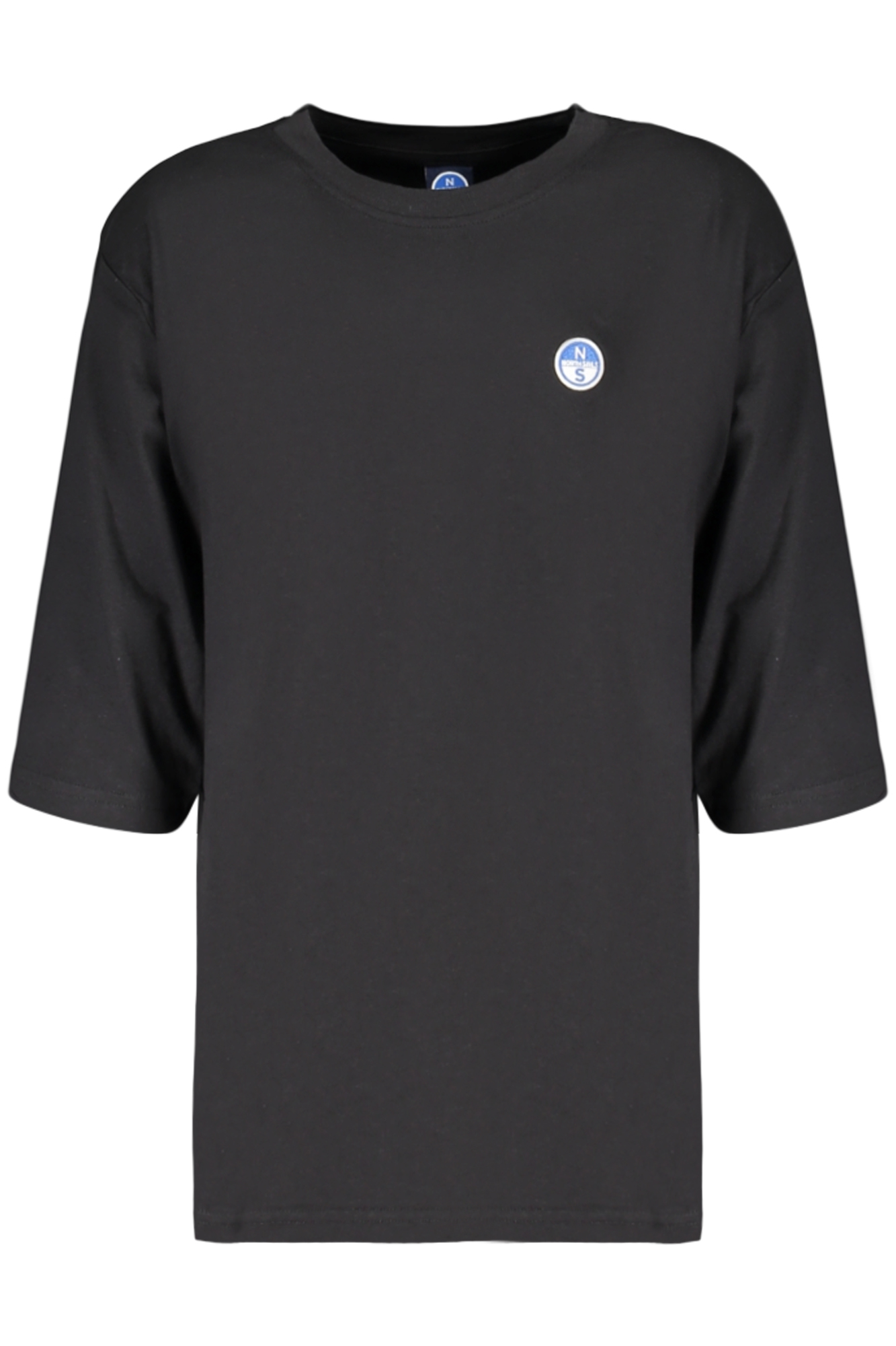 NORTH SAILS T-SHIRT MANICHE CORTE BAMBINO NERO