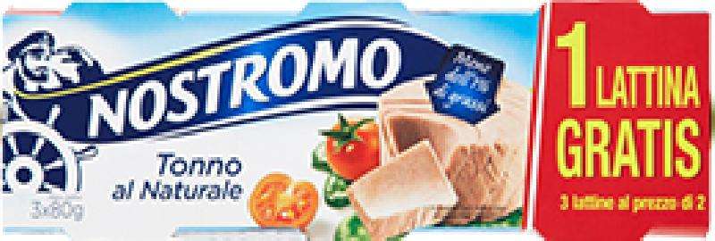NOSTROMO NATURALE 2+1X70GR TONNO GR 210