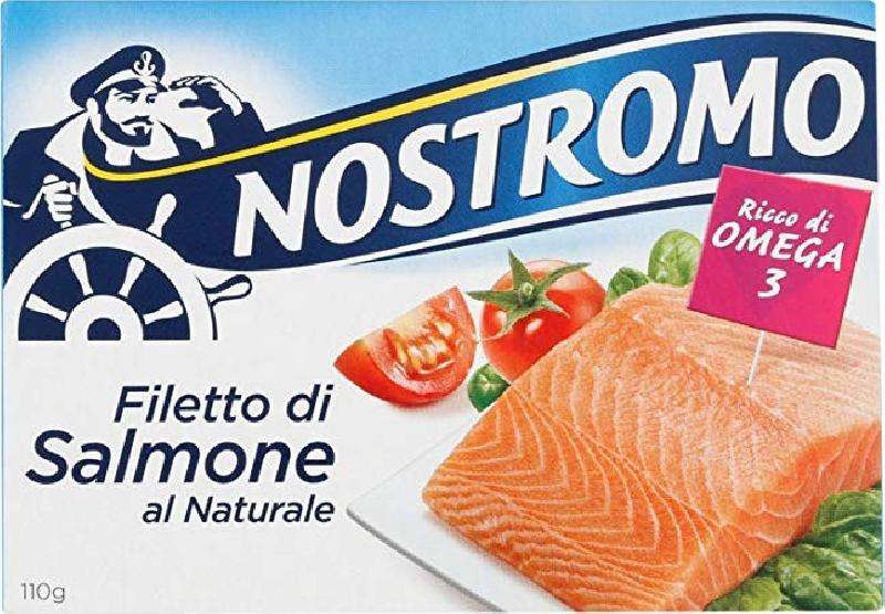NOSTROMO SALMONE NATURALE FILETTI GR 110