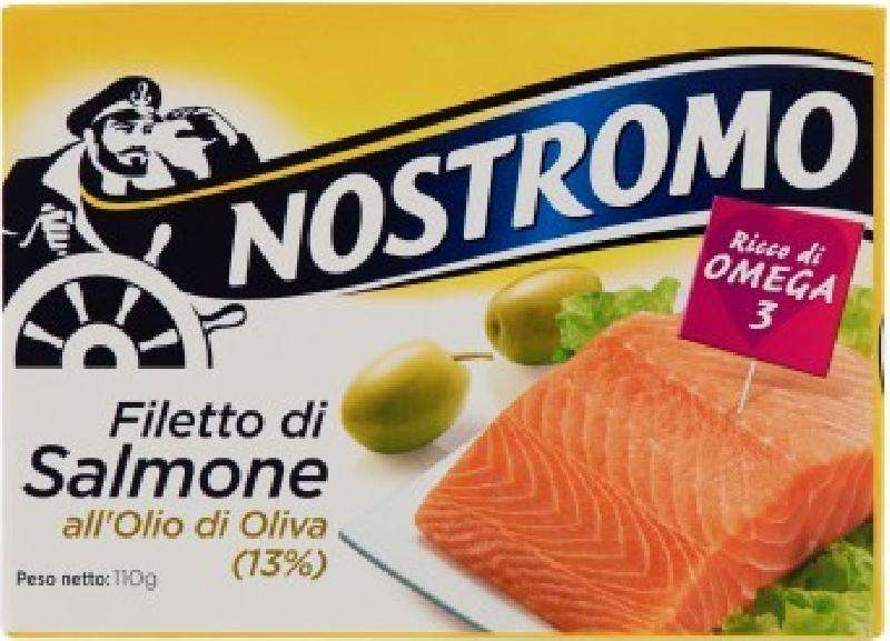NOSTROMO SALMONE OLIO D'OLIVA FILETTI GR 110