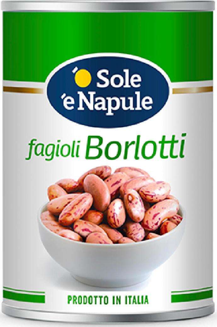 'O SOLE 'E NAPULE BORLOTTI LATTINA GR 400