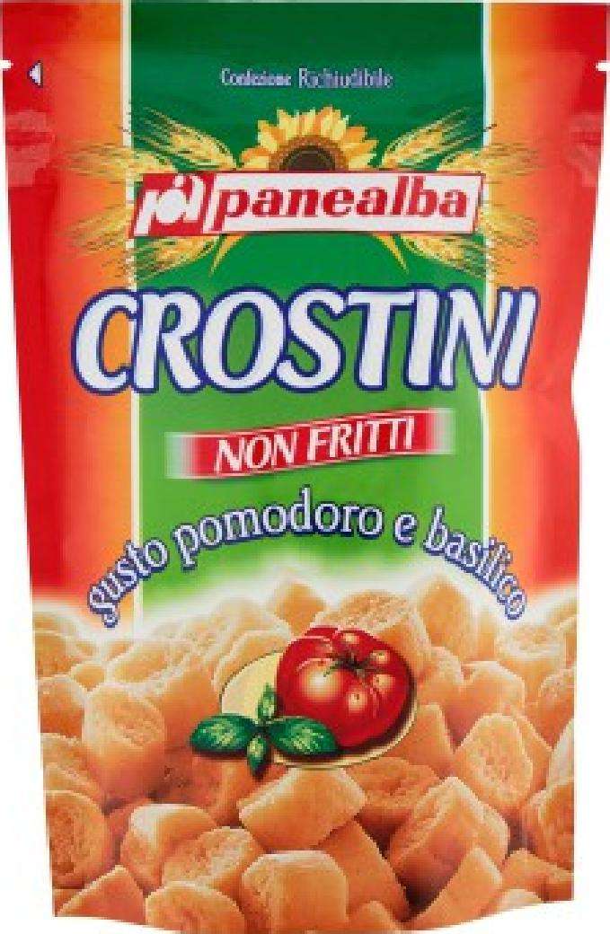 PANEALBA CROSTINI POMODORO BASILICO GR 100
