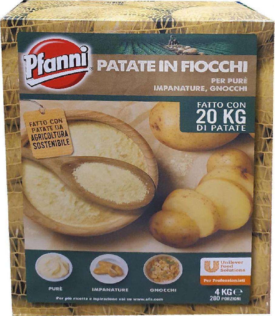 PFANNI PURE' DI PATATE IN FIOCCHI KG 4
