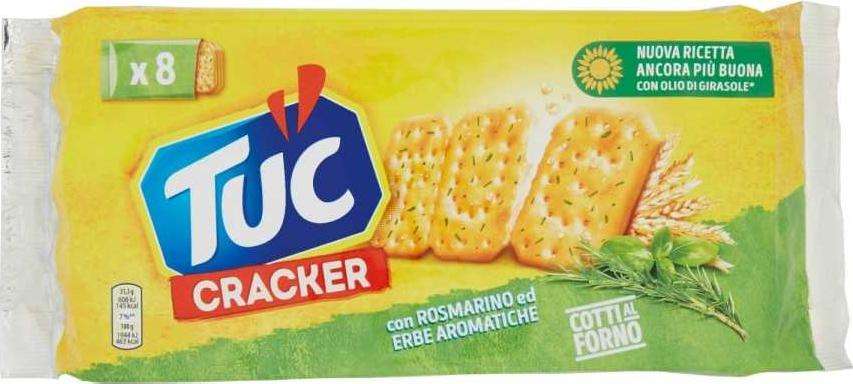 SAIWA TUC CRACKERS ROSMARINO CONFEZIONE GR 250
