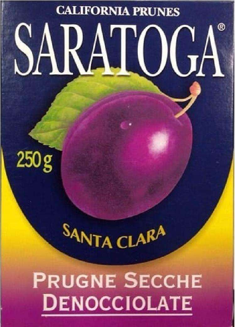 SARATOGA PRUGNE DENOCCIOLATE SECCHE GR 250