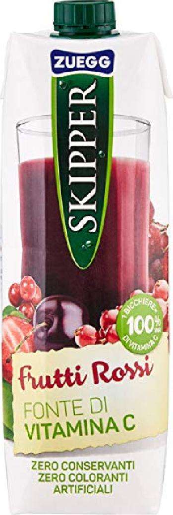 SKIPPER FRUTTI ROSSI SUCCO BRIK LT 1
