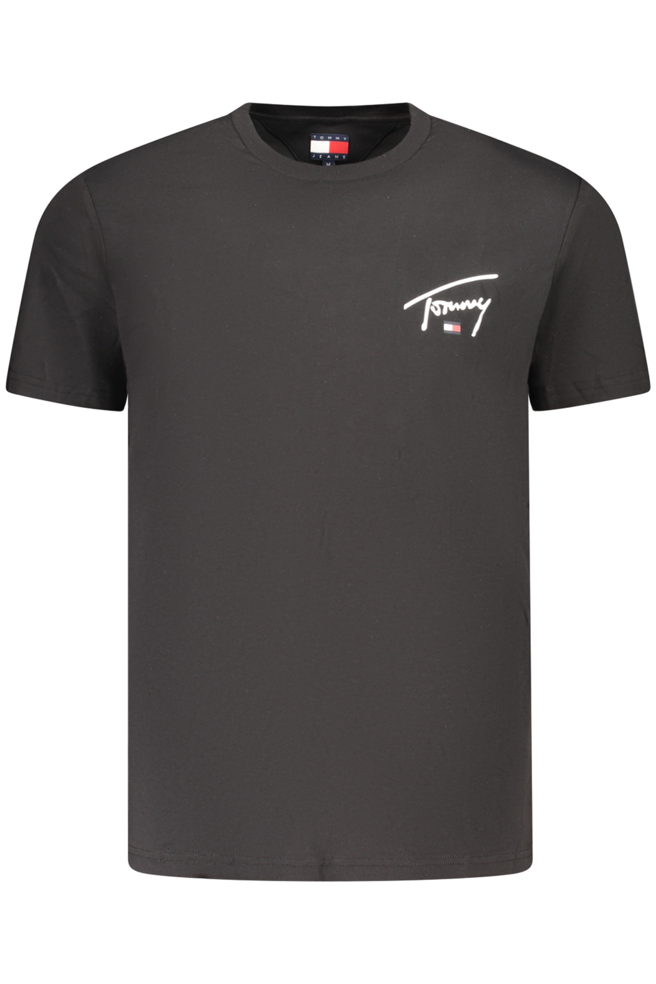 TOMMY HILFIGER T-SHIRT MANICHE CORTE UOMO NERO