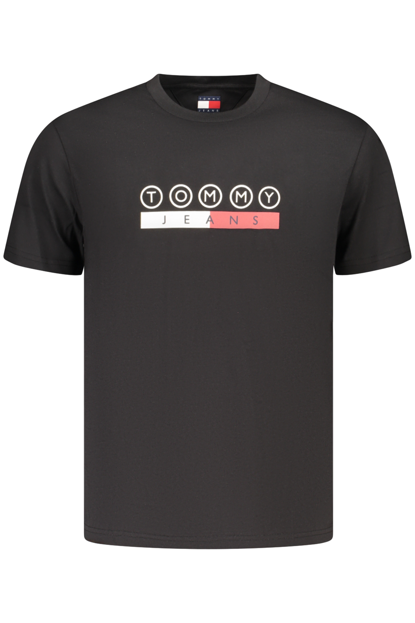 TOMMY HILFIGER T-SHIRT MANICHE CORTE UOMO NERO