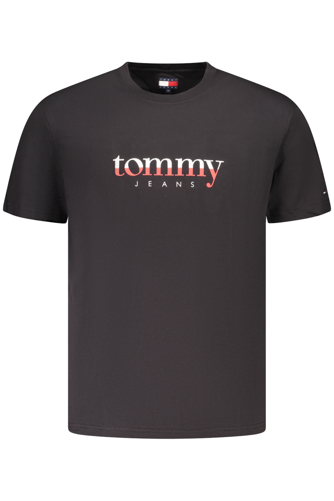 TOMMY HILFIGER T-SHIRT MANICHE CORTE UOMO NERO