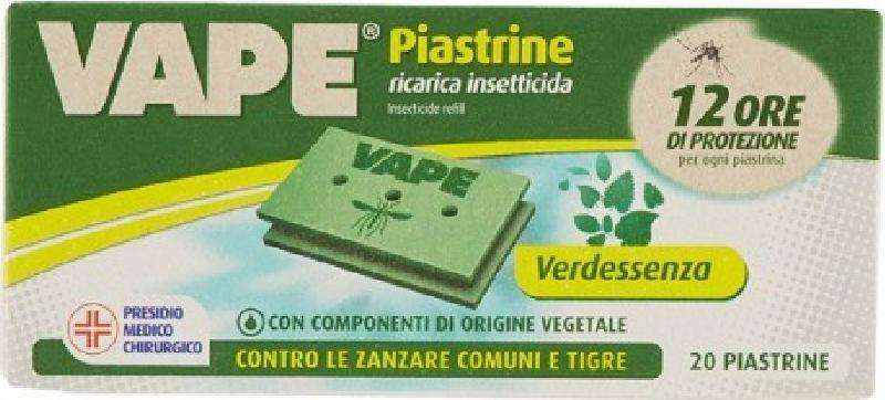 VAPE VERDE ESSENZA 20 PIASTRINE PZ 20