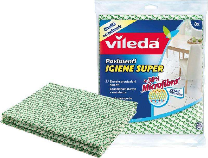 VILEDA PANNO PAVIMENTI IGIENE SUPER PZ 3