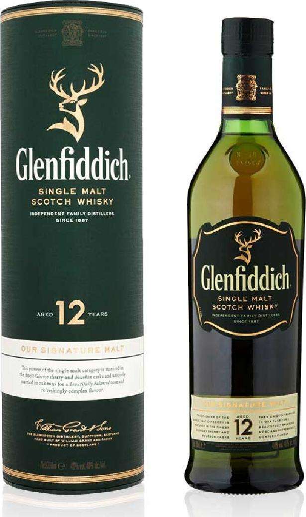 WHISKY GLENFIDDICH 12 YO 70 CL