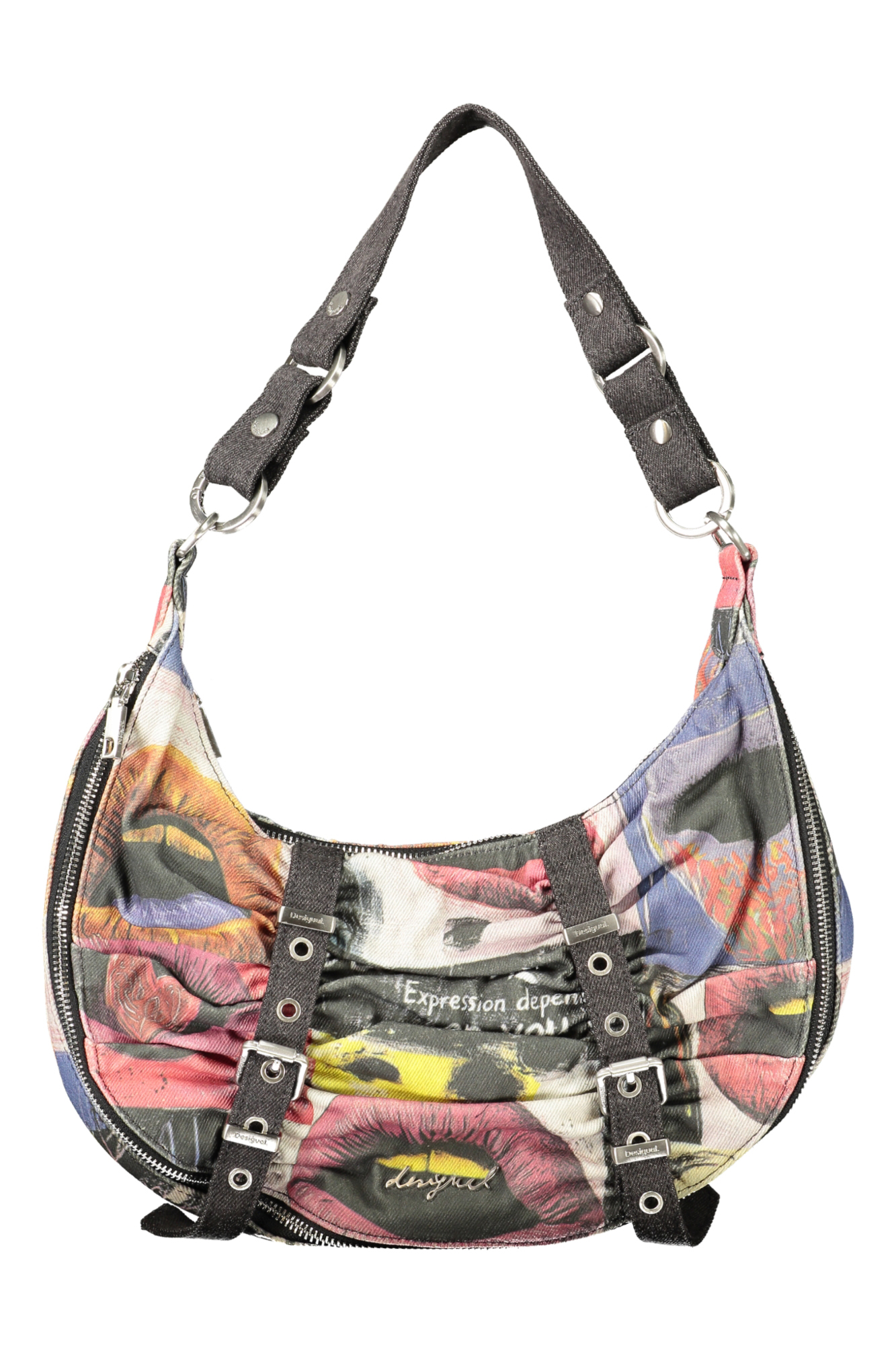 DESIGUAL BORSA DONNA NERO