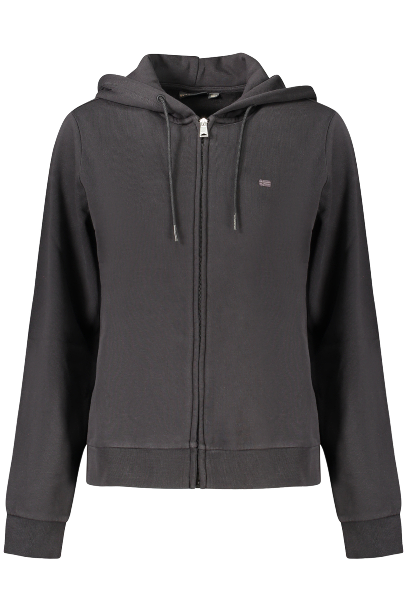 NAPAPIJRI FELPA CON ZIP DONNA NERO
