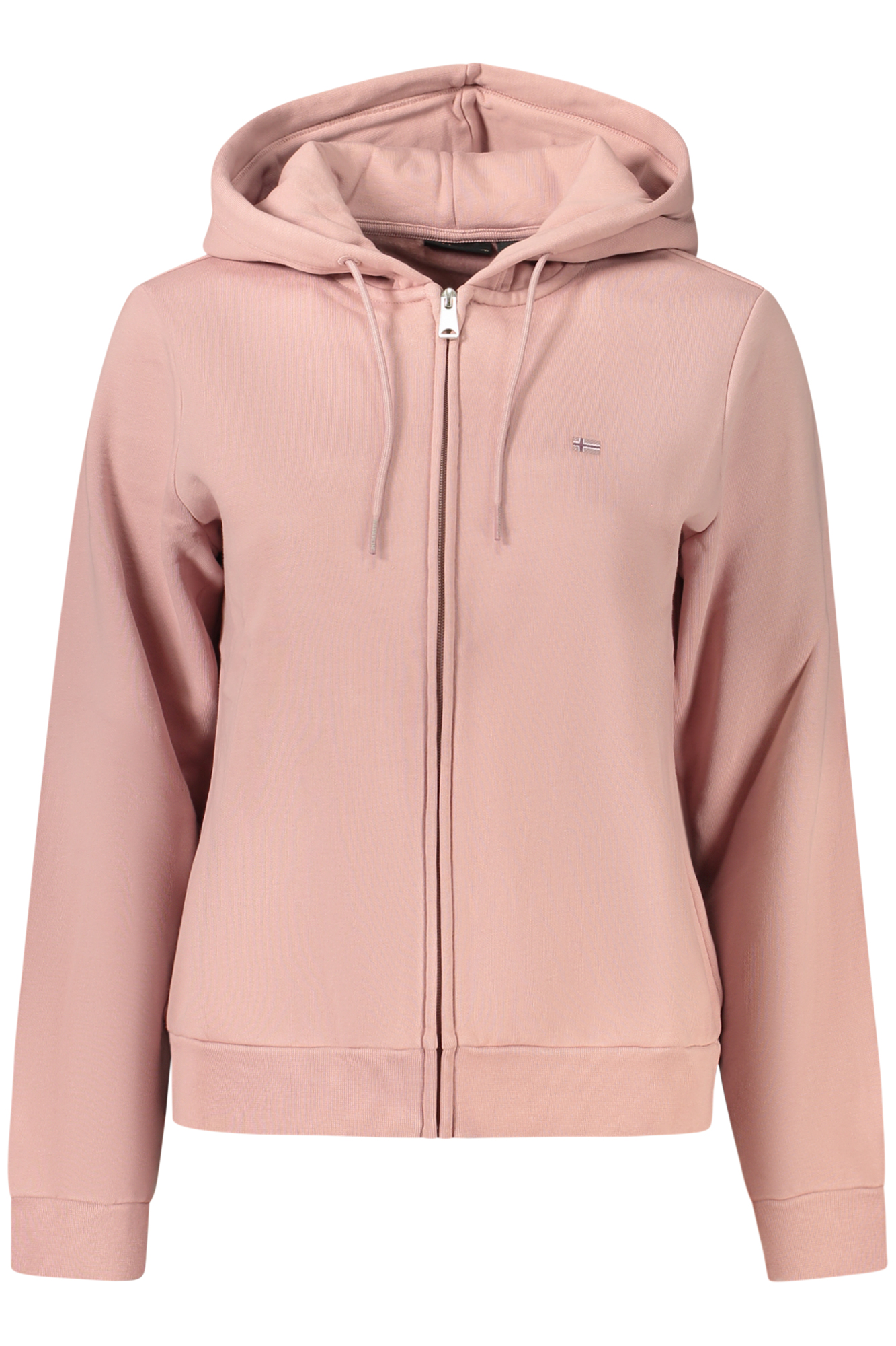 NAPAPIJRI FELPA CON ZIP DONNA ROSA
