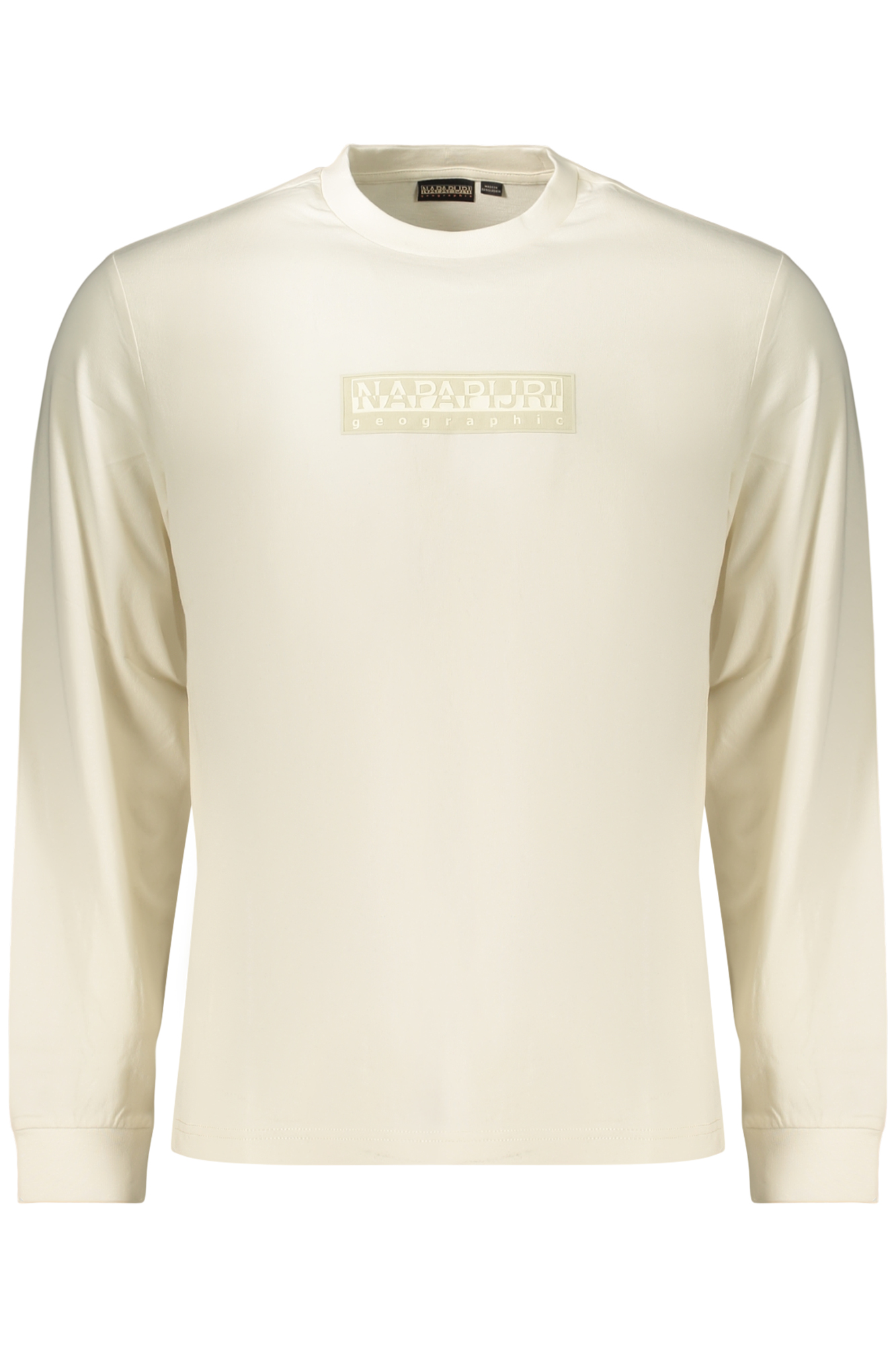 NAPAPIJRI T-SHIRT MANICHE LUNGHE UOMO BIANCO