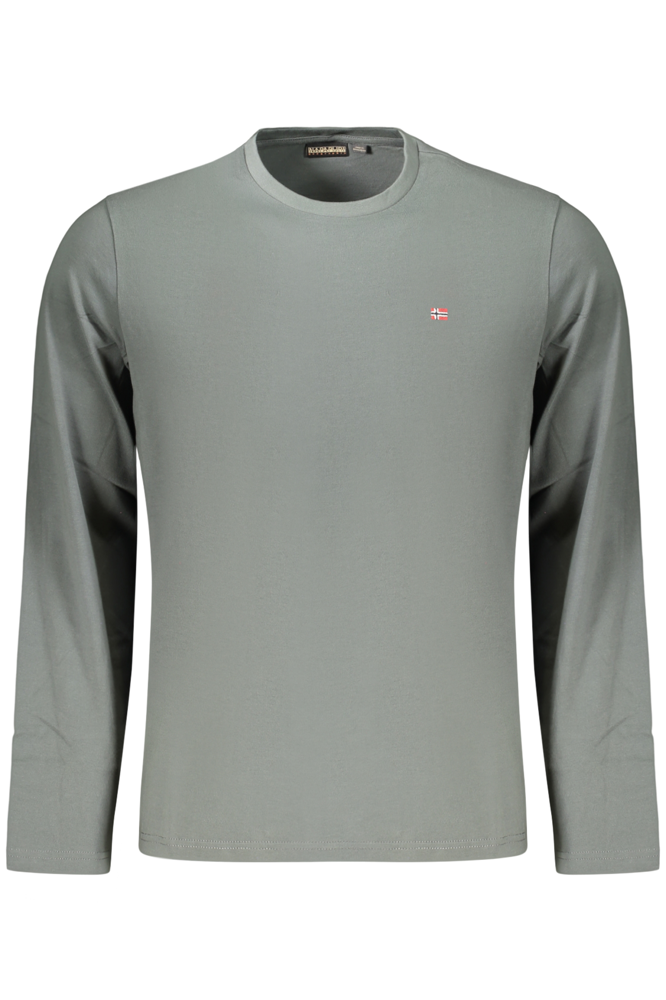 NAPAPIJRI T-SHIRT MANICHE LUNGHE UOMO VERDE