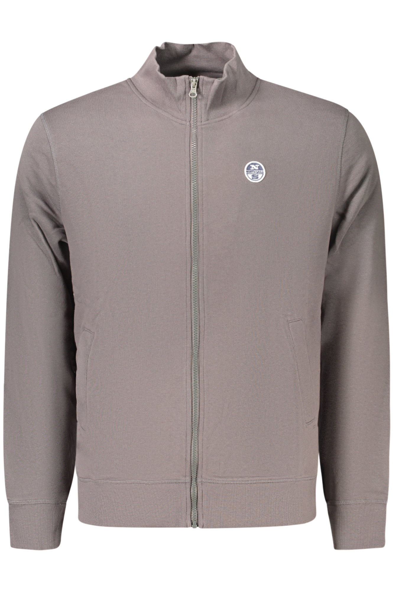 NORTH SAILS FELPA CON ZIP UOMO GRIGIO